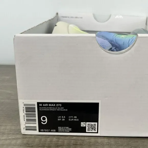 Nike Air Max 270 Shoes IB7937-468 Women's Size 9 No Lid on Box NEW - Picture 9 of 10
